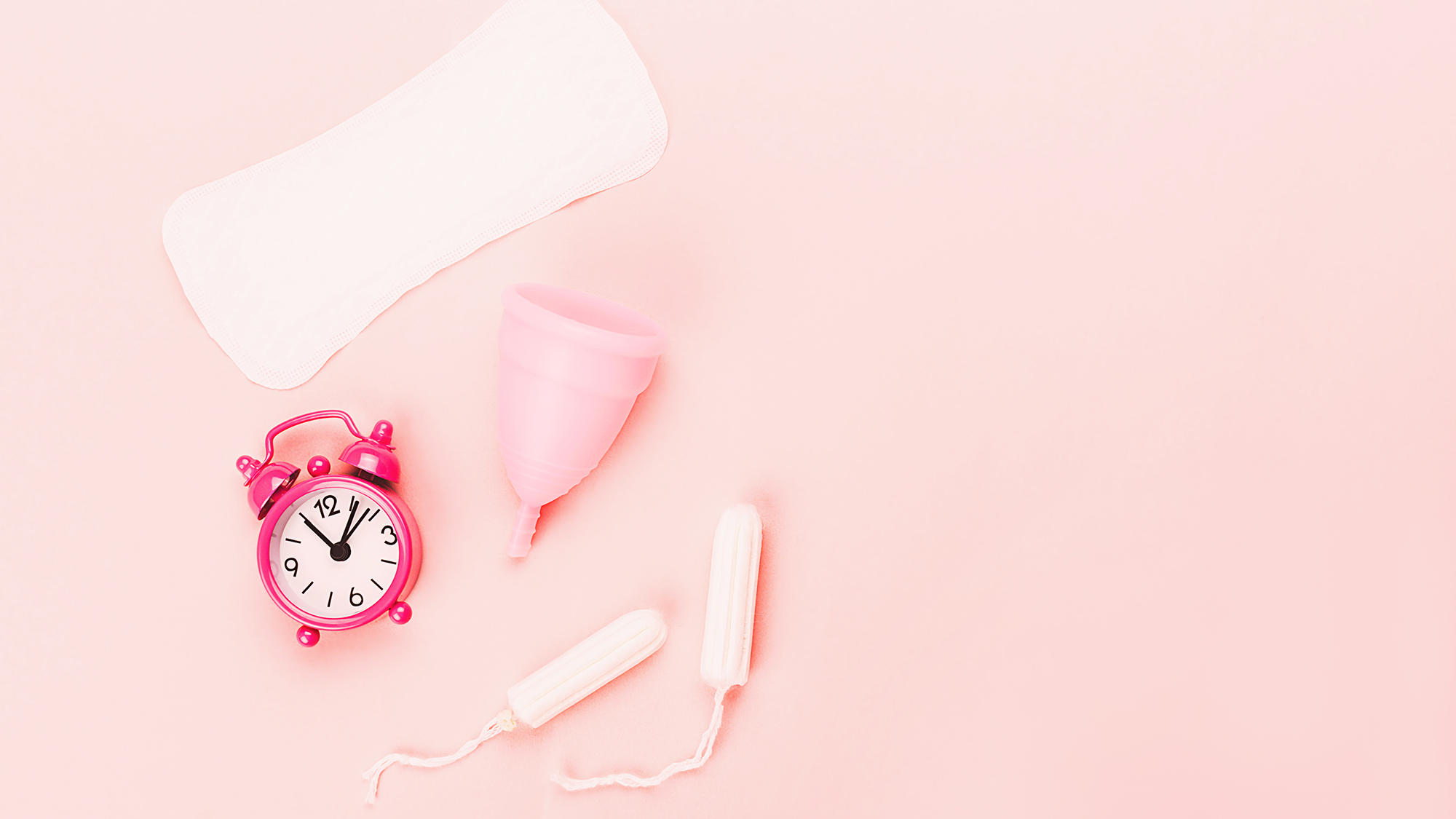 Binde, Menstruationstasse, Tampons
