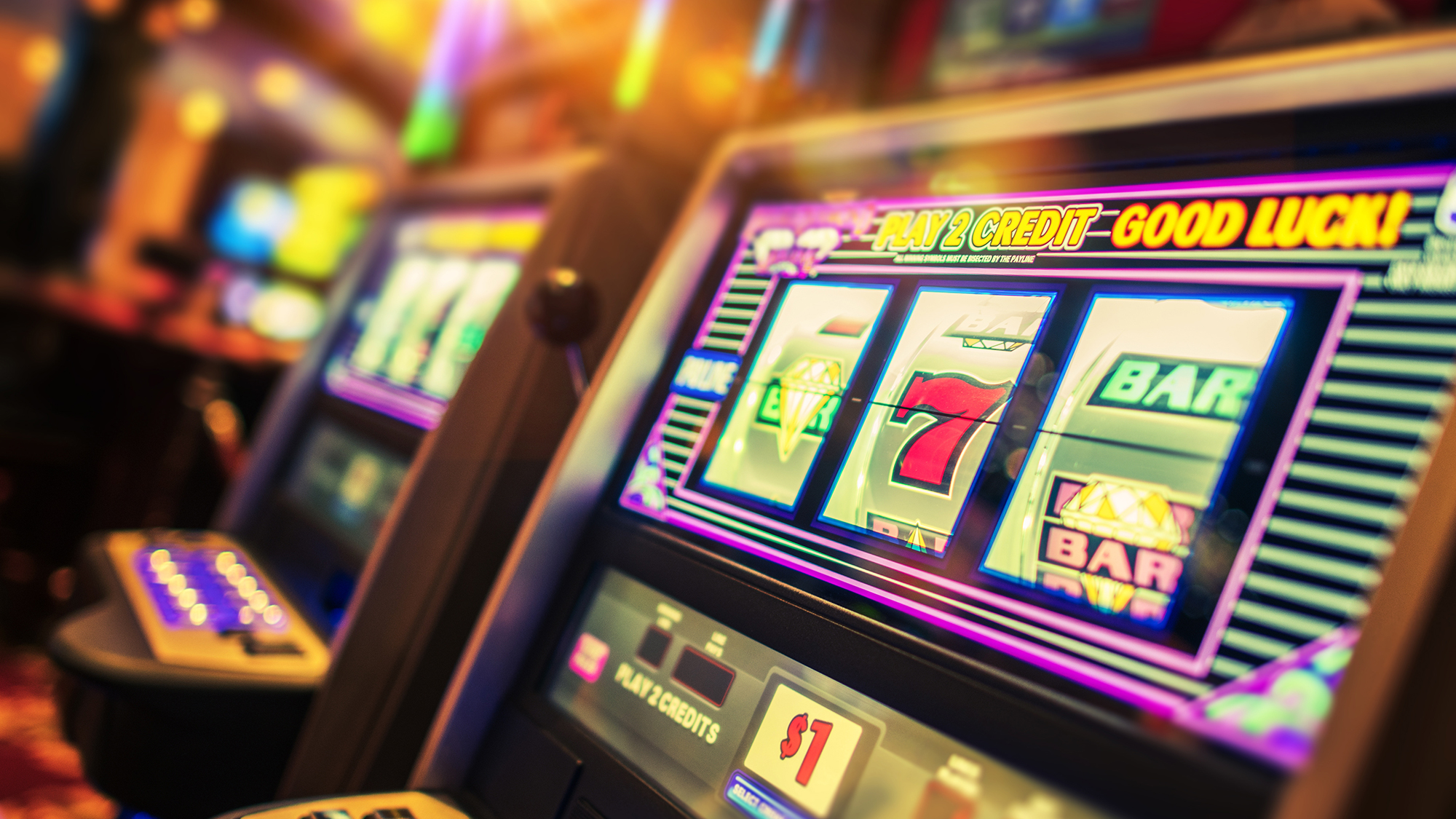 Glücksspielautomat.