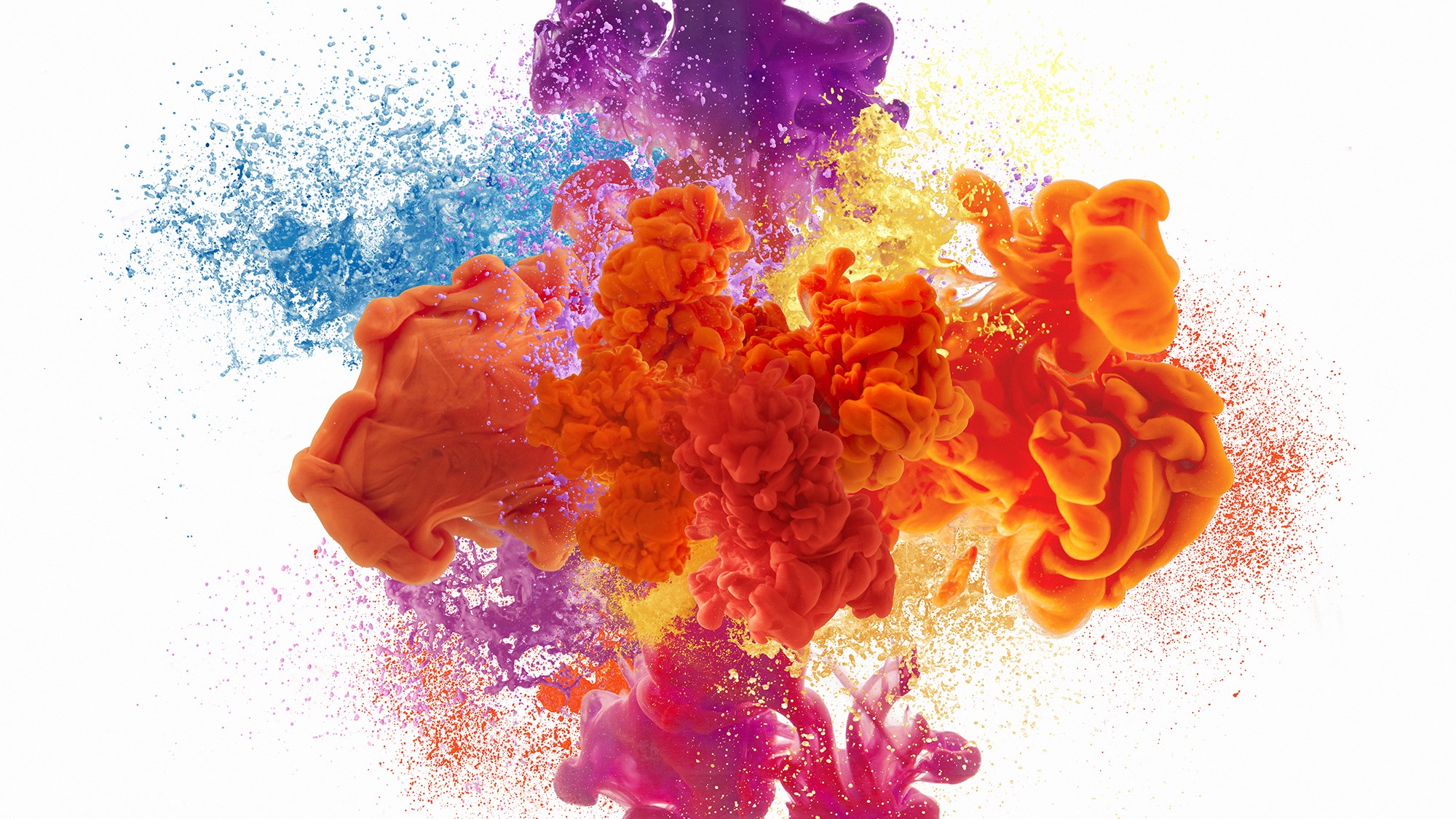 Explosion aus 1000 Farben